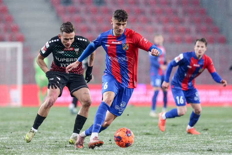 Football. Betclic I liga. GKS Tychy - Odra Opole. 16.02.2026