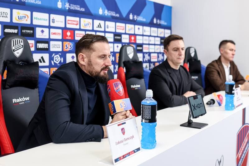 Football. Rakow Czestochowa. Press Conference. 22.12.2025