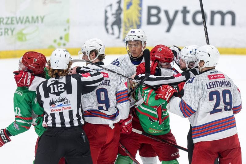 Ice Hockey. Tauron Hokej Liga. BS Polonia Bytom - ECB Zaglebie Sosnowiec. 15.02.2026