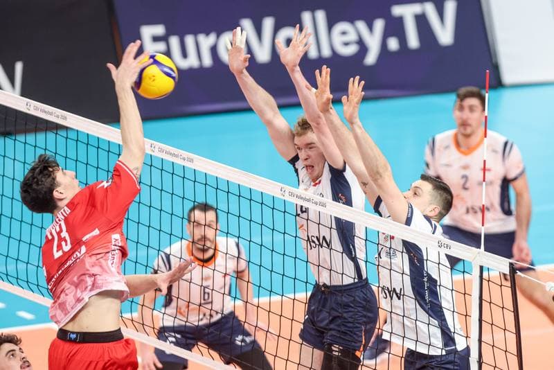 Volleyball. CEV Cup. JSW Jastrzebski Wegiel - Gas Sales Bluenergy Piacenza. 10.02.2026