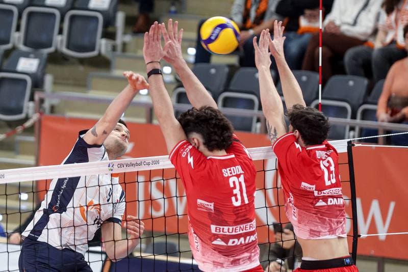 Volleyball. CEV Cup. JSW Jastrzebski Wegiel - Gas Sales Bluenergy Piacenza. 10.02.2026