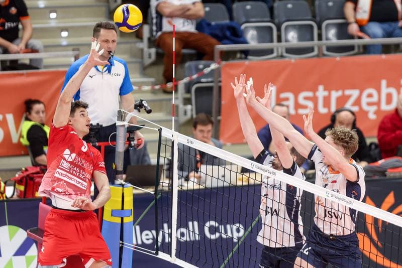 Volleyball. CEV Cup. JSW Jastrzebski Wegiel - Gas Sales Bluenergy Piacenza. 10.02.2026