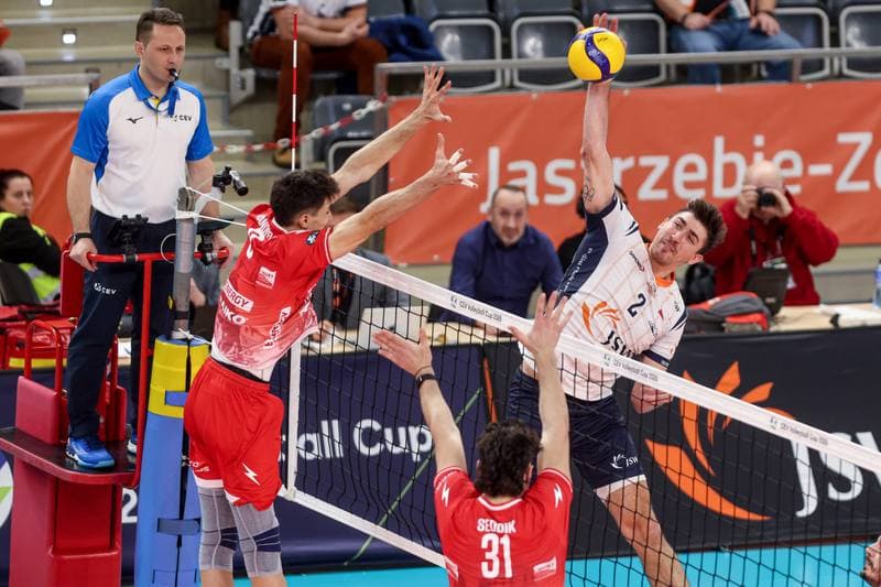 Volleyball. CEV Cup. JSW Jastrzebski Wegiel - Gas Sales Bluenergy Piacenza. 10.02.2026
