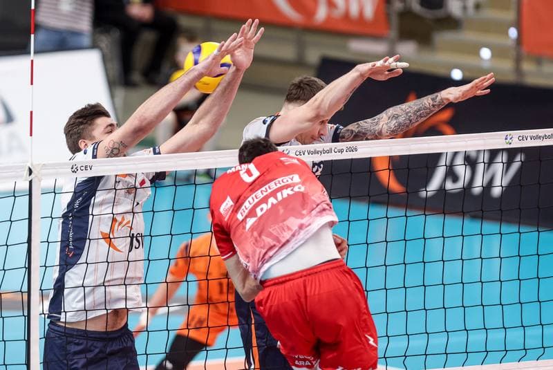 Volleyball. CEV Cup. JSW Jastrzebski Wegiel - Gas Sales Bluenergy Piacenza. 10.02.2026