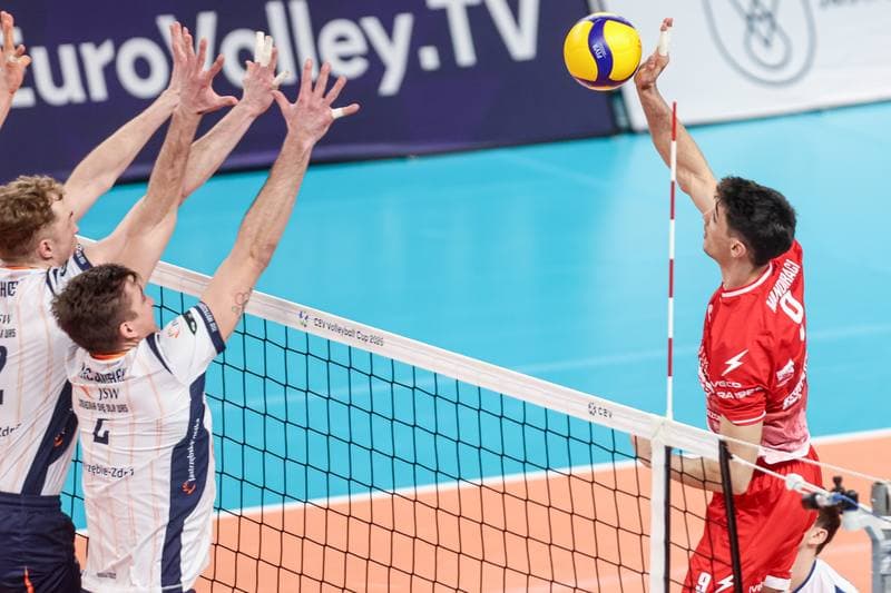 Volleyball. CEV Cup. JSW Jastrzebski Wegiel - Gas Sales Bluenergy Piacenza. 10.02.2026