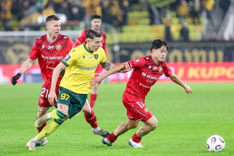 Football. PKO BP Ekstraklasa. GKS Katowice - Widzew Lodz. 08.02.2026