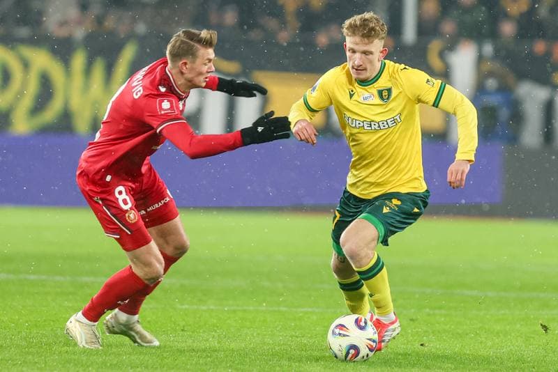 Football. PKO BP Ekstraklasa. GKS Katowice - Widzew Lodz. 08.02.2026