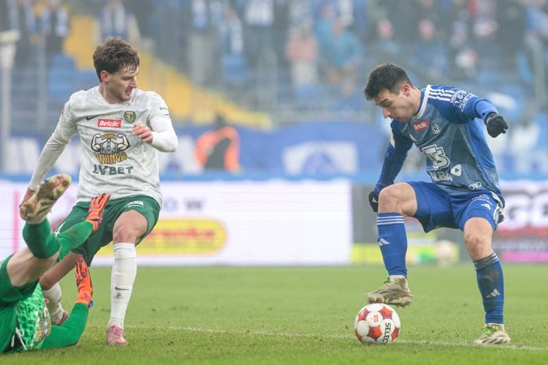 Football. Betclic I liga. Ruch Chorzow - Slask Wroclaw. 08.02.2026