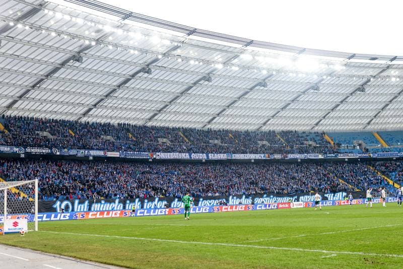 Football. Betclic I liga. Ruch Chorzow - Slask Wroclaw. 08.02.2026