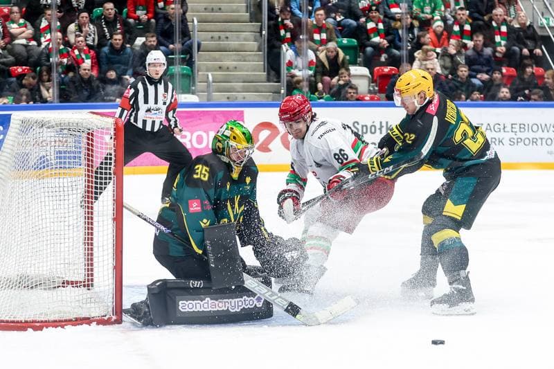 Ice Hockey. Tauron Hokej Liga. ECB Zaglebie Sosnowiec - GKS Katowice. 27.01.2026