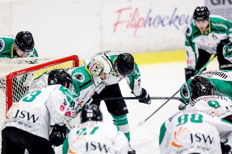 Ice Hockey. Tauron Hokej Liga. JKH GKS Jastrzebie - KS Unia Oswiecim. 24.10.2025