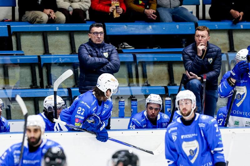 Ice Hockey. Tauron Hokej Liga. JKH GKS Jastrzebie - KS Unia Oswiecim. 24.10.2025