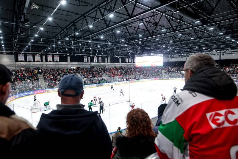 Ice Hockey. Tauron Hokej Liga. ECB Zaglebie Sosnowiec - JKH GKS Jastrzebie. 18.01.2026