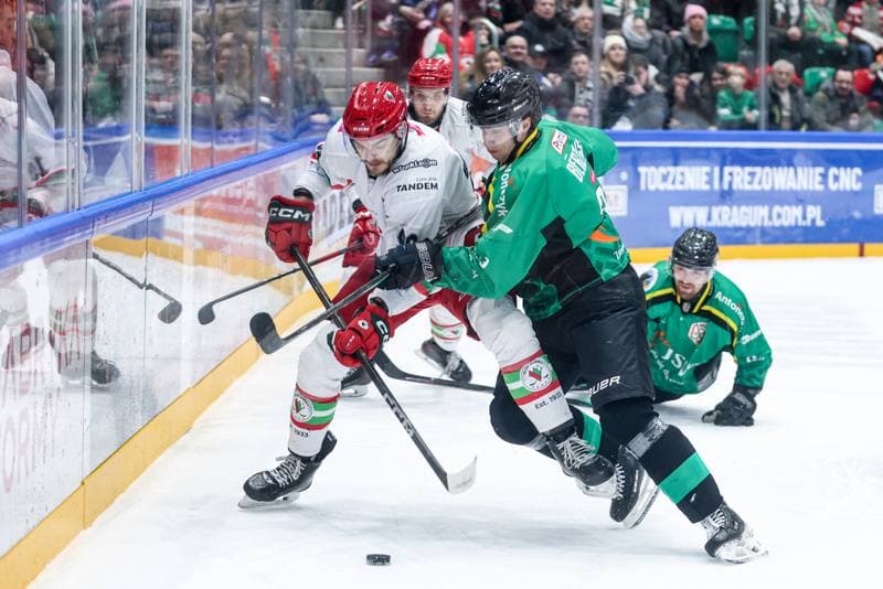 Ice Hockey. Tauron Hokej Liga. ECB Zaglebie Sosnowiec - JKH GKS Jastrzebie. 18.01.2026