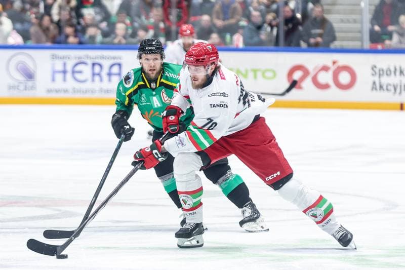 Ice Hockey. Tauron Hokej Liga. ECB Zaglebie Sosnowiec - JKH GKS Jastrzebie. 18.01.2026