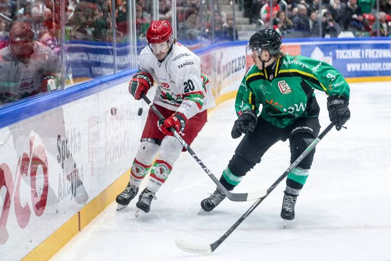Ice Hockey. Tauron Hokej Liga. ECB Zaglebie Sosnowiec - JKH GKS Jastrzebie. 18.01.2026
