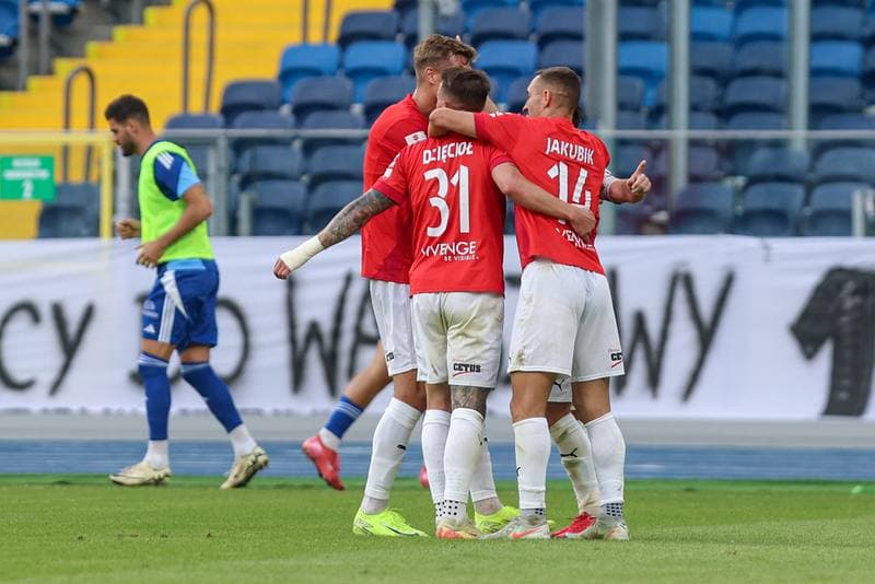 Football. Betclic I liga. Ruch Chorzow - Pogon Siedlce. 08.08.2025