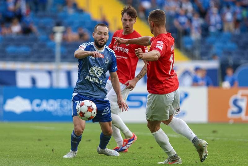 Football. Betclic I liga. Ruch Chorzow - Pogon Siedlce. 08.08.2025