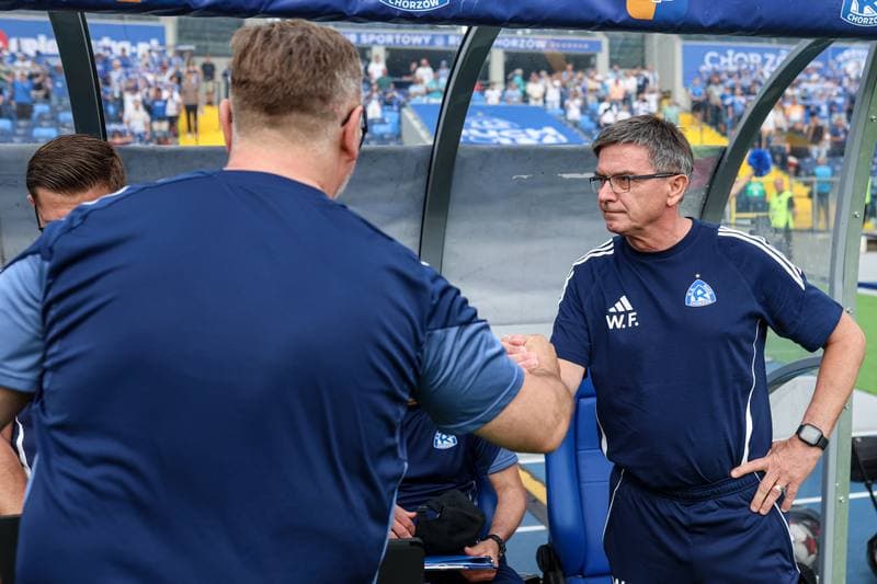Football. Betclic I liga. Ruch Chorzow - Pogon Siedlce. 08.08.2025