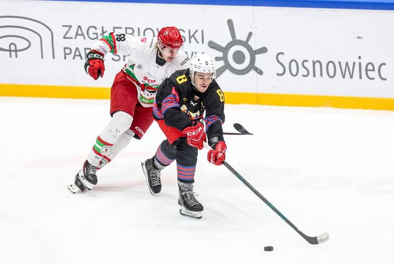Ice Hockey. Tauron Hokej Liga. ECB Zaglebie Sosnowiec - BS Polonia Bytom. 09.01.2026