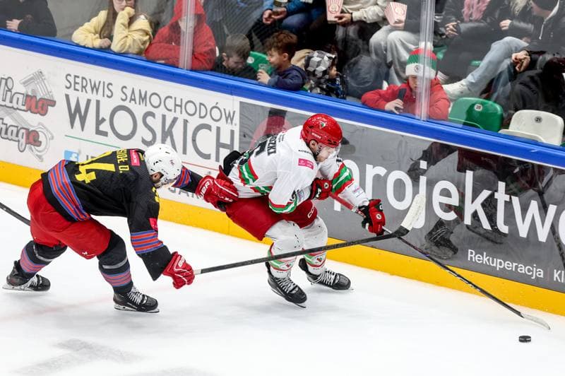 Ice Hockey. Tauron Hokej Liga. ECB Zaglebie Sosnowiec - BS Polonia Bytom. 09.01.2026