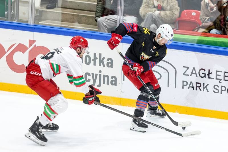 Ice Hockey. Tauron Hokej Liga. ECB Zaglebie Sosnowiec - BS Polonia Bytom. 09.01.2026