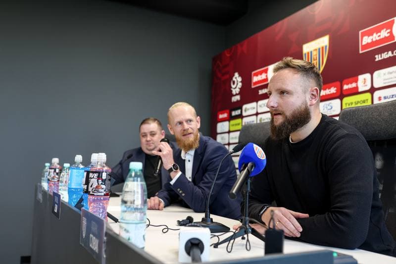 Football. Polonia Bytom. Press Conference. 05.01.2026