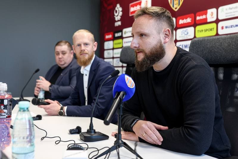 Football. Polonia Bytom. Press Conference. 05.01.2026