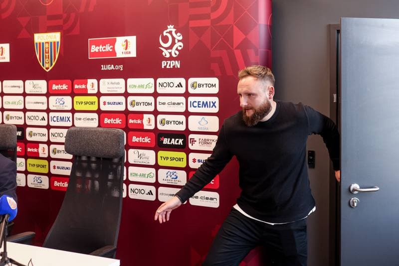 Football. Polonia Bytom. Press Conference. 05.01.2026