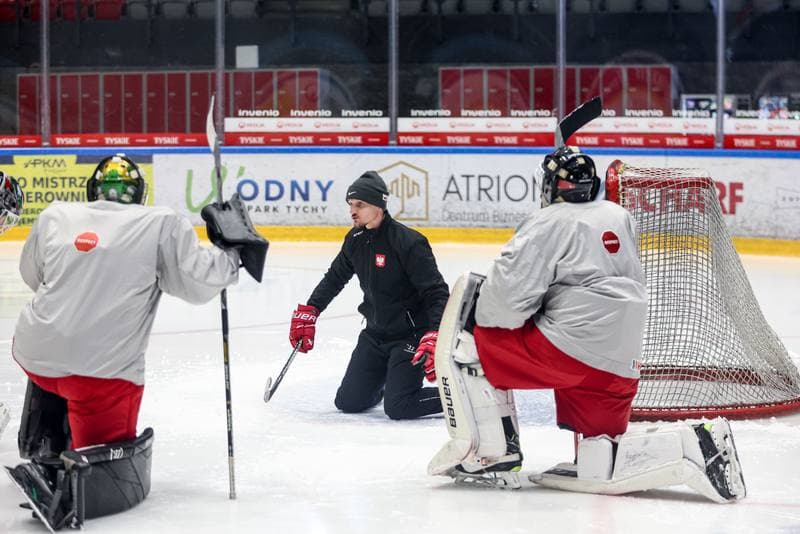 Ice Hockey. Poland national team. Training. 09.12.2025
