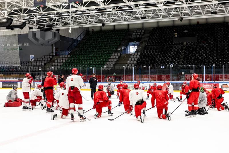 Ice Hockey. Poland national team. Training. 09.12.2025