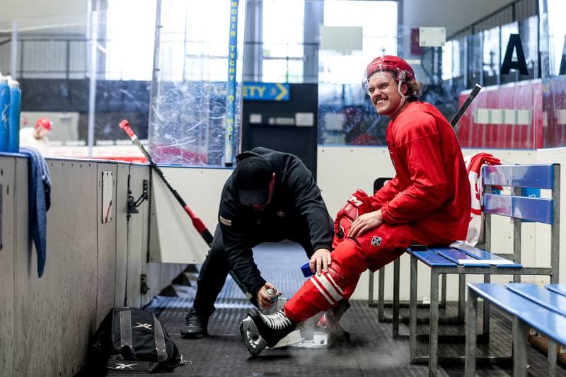 Ice Hockey. Poland national team. Training. 09.12.2025