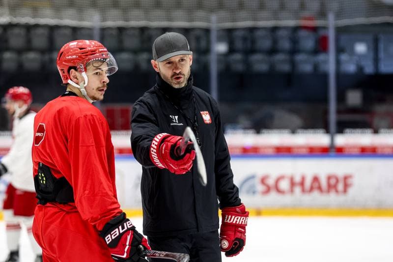 Ice Hockey. Poland national team. Training. 09.12.2025