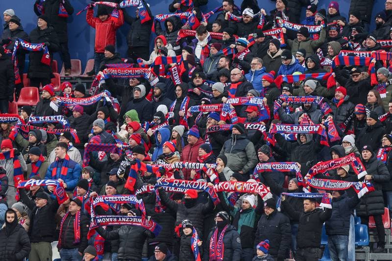 Football. PKO BP Ekstraklasa. Rakow Czestochowa - Zaglebie Lubin. 14.12.2025