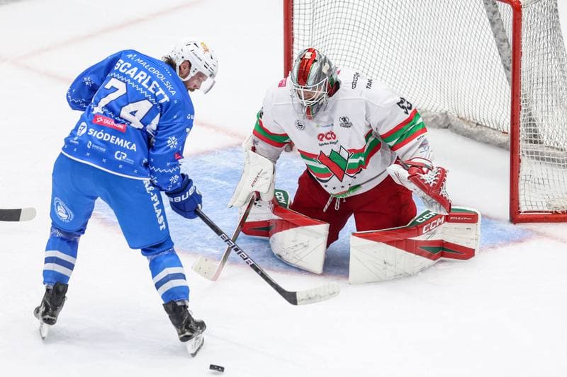 Ice Hockey. Tauron Hokej Liga. ECB Zaglebie Sosnowiec - KS Unia Oswiecim. 17.12.2025
