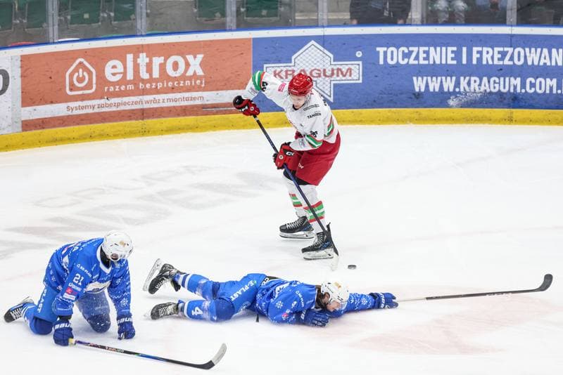 Ice Hockey. Tauron Hokej Liga. ECB Zaglebie Sosnowiec - KS Unia Oswiecim. 17.12.2025