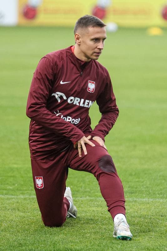 Football. Poland national team. Training. 07.10.2025