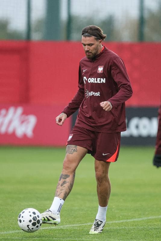 Football. Poland national team. Training. 07.10.2025