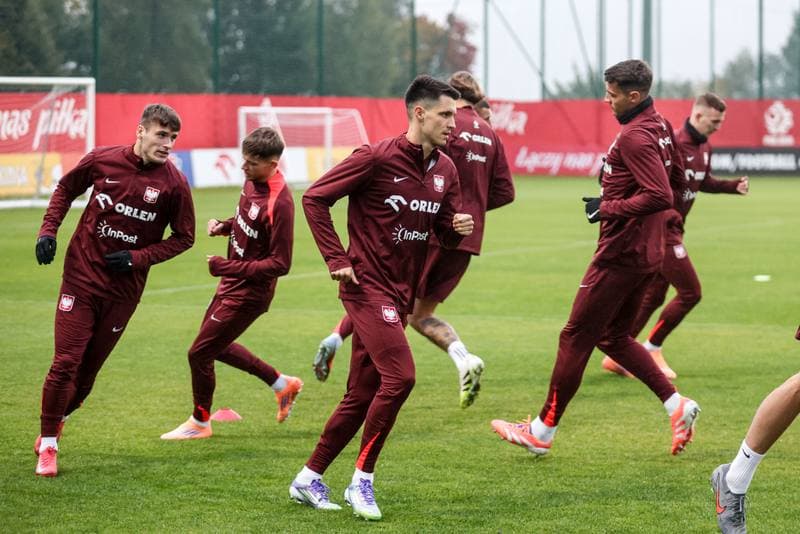 Football. Poland national team. Training. 07.10.2025