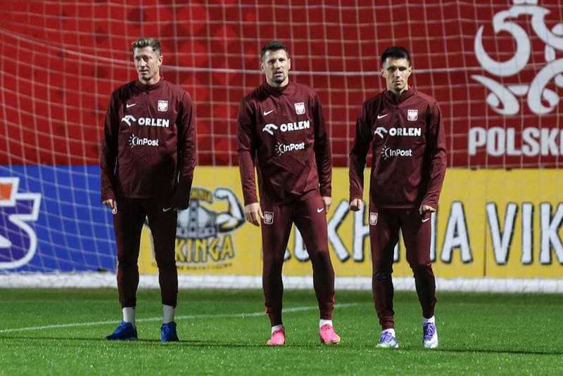 Football. Poland national team. Training. 06.10.2025