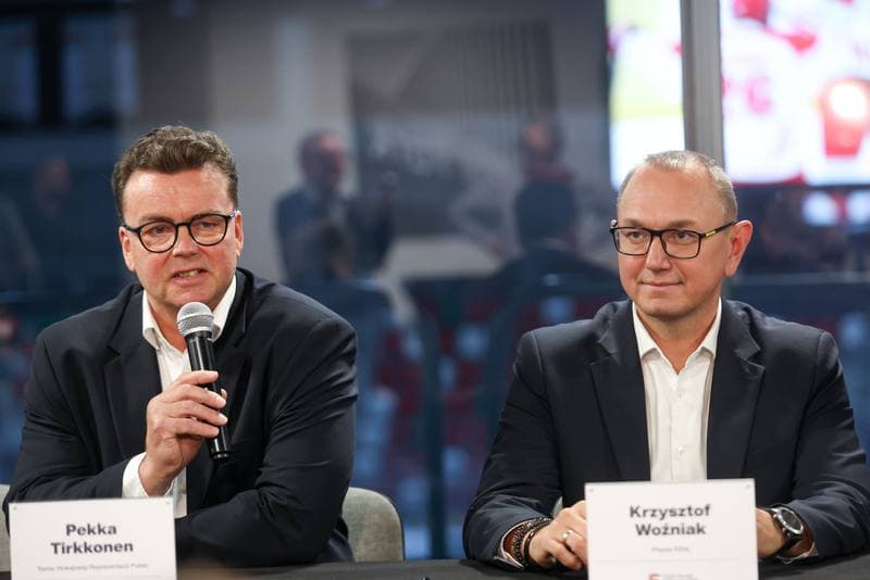 Ice Hockey. Poland national team. Press Conference. 02.10.2025