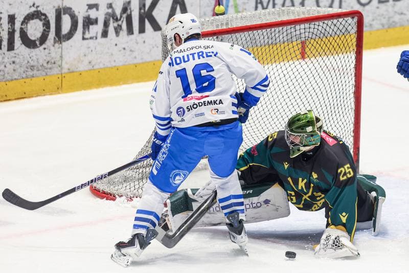Ice Hockey. Tauron Hokej Liga. KS Unia Oswiecim - GKS Katowice. 28.11.2025
