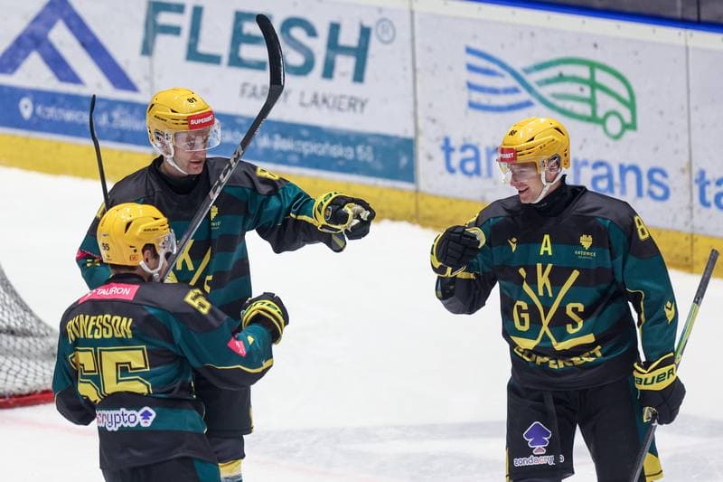 Ice Hockey. Tauron Hokej Liga. KS Unia Oswiecim - GKS Katowice. 28.11.2025
