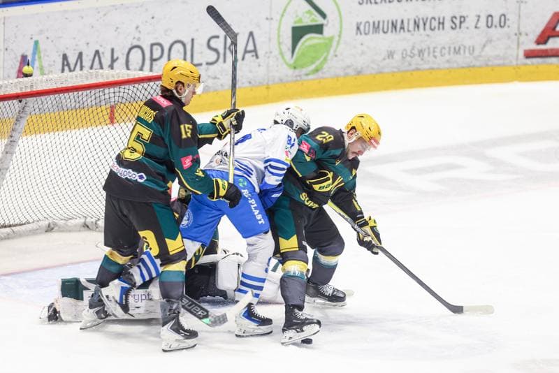Ice Hockey. Tauron Hokej Liga. KS Unia Oswiecim - GKS Katowice. 28.11.2025