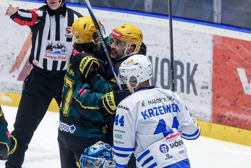 Ice Hockey. Tauron Hokej Liga. KS Unia Oswiecim - GKS Katowice. 28.11.2025