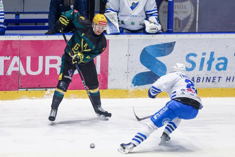 Ice Hockey. Tauron Hokej Liga. KS Unia Oswiecim - GKS Katowice. 28.11.2025