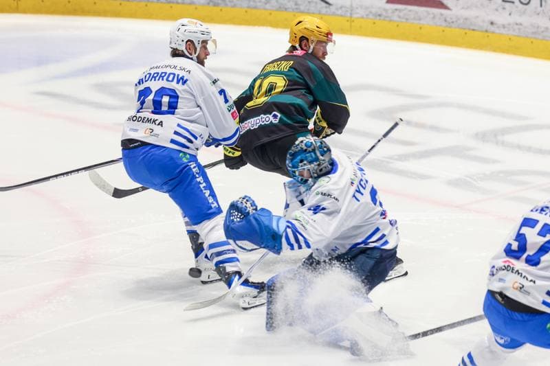 Ice Hockey. Tauron Hokej Liga. KS Unia Oswiecim - GKS Katowice. 28.11.2025