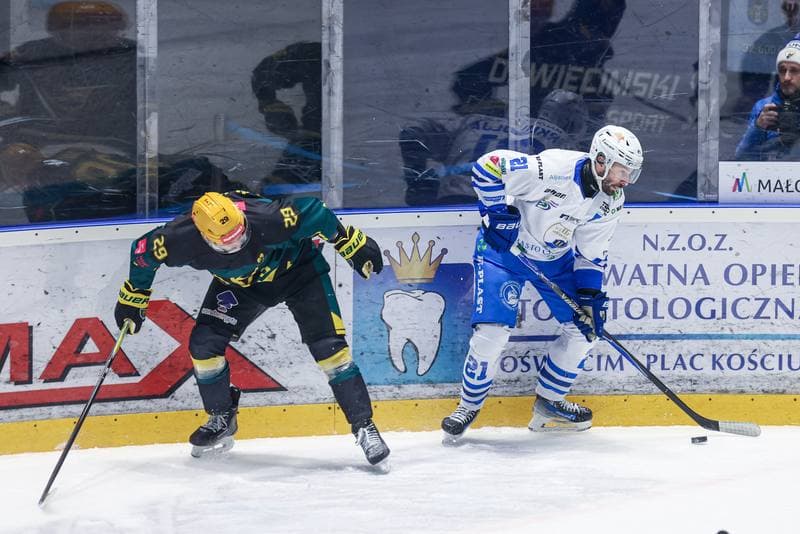Ice Hockey. Tauron Hokej Liga. KS Unia Oswiecim - GKS Katowice. 28.11.2025
