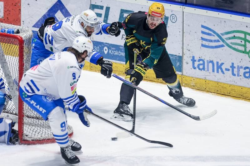 Ice Hockey. Tauron Hokej Liga. KS Unia Oswiecim - GKS Katowice. 28.11.2025