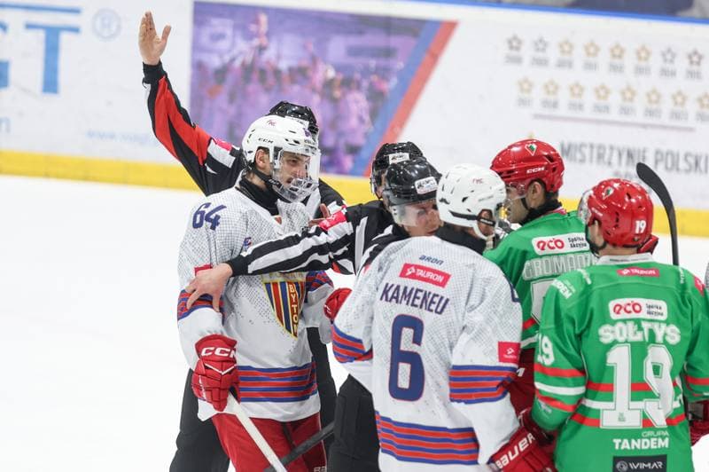 Ice Hockey. Tauron Hokej Liga. BS Polonia Bytom - ECB Zaglebie Sosnowiec. 30.11.2025